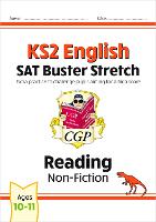 Book Cover for KS2 English Reading SAT Buster Stretch: Non-Fiction (for the 2024 tests) by CGP Books