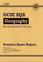 Book Cover for GCSE Geography AQA Practice Papers by CGP Books