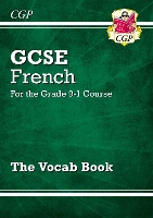 Book Cover for GCSE French Vocab Book (For Exams in 2025) by CGP Books