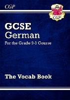 Book Cover for GCSE German Vocab Book (For Exams in 2025) by CGP Books