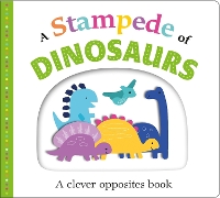 Book Cover for A Stampede of Dinosaurs by Roger Priddy