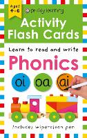 Book Cover for Activity Flash Cards Phonics by Roger Priddy