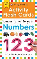 Book Cover for Activity Flash Cards Numbers by Roger Priddy