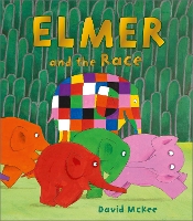 Book Cover for Elmer and the Race by David McKee