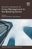 Book Cover for Research Handbook on Crisis Management in the Banking Sector by Matthias Haentjens