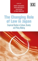 Book Cover for The Changing Role of Law in Japan by Dimitri Vanoverbeke