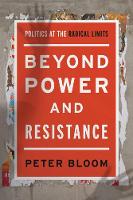 Book Cover for Beyond Power and Resistance by Peter Bloom