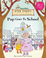 Book Cover for Pup Goes to School by Valeria Valenza