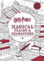 Book Cover for Harry Potter Magical Places & Characters Postcard Colouring Book by Warner Brothers