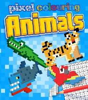 Book Cover for Pixel Colouring Animals by Dan Crisp