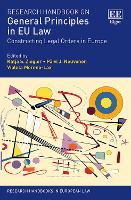 Book Cover for Research Handbook on General Principles in EU Law by Katja S. Ziegler
