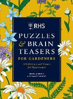 Book Cover for RHS Puzzles & Brain Teasers for Gardeners by Simon Akeroyd, Dr Gareth Moore