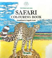 Book Cover for Sacred Nature Safari Colouring Book by Jonathan Scott