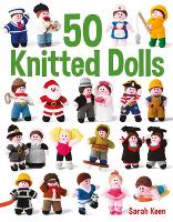 Book Cover for 50 Knitted Dolls by Sarah Keen