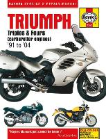 Book Cover for Triumph Triples & Fours (91-04) by Haynes Publishing