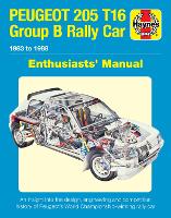 Book Cover for Peugeot 205 T16 Group B Rally Car by Nick Garton