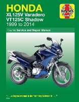 Book Cover for Honda XL125V Varadero & VT125C Shadow (99-14) by Phil Mather