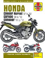 Book Cover for Honda CB600 Hornet, CBF600 & CBR600F (07 - 12) by Matthew Coombs