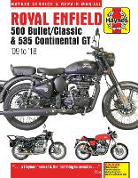 Book Cover for Royal Enfield Bullet and Continental GT Service & Repair Manual (2009 to 2018) by Matthew Coombs