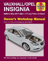 Book Cover for Vauxhall/Opel Insignia ('08-May 17) 08 to 17 reg by Haynes Publishing