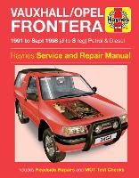 Book Cover for Vauxhall/Opel Frontera Petrol & Diesel (91 - Sept 98) by Haynes Publishing