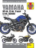 Book Cover for Yamaha MT-09, FZ-09, Tracer, FJ-09, XSR900 (03 -19) by Matthew Coombs