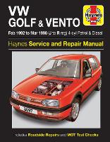 Book Cover for VW Golf & Vento Petrol & Diesel (Feb 92 - Mar 98) by Haynes Publishing