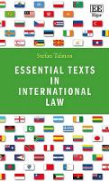 Book Cover for Essential Texts in International Law by Stefan Talmon