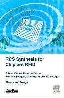 Book Cover for RCS Synthesis for Chipless RFID by Olivier (LCIS, France) Rance, Etienne (Grenoble Institute of Technology, France) Perret, Romain (Grenoble Institute o Siragusa