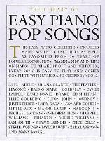 Book Cover for The Library Of Easy Piano Pop Songs by Hal Leonard Publishing Corporation