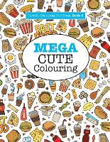 Book Cover for Mega Cute Colouring by Elizabeth James