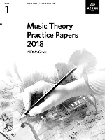 Book Cover for Music Theory Practice Papers 2018, ABRSM Grade 1 by ABRSM