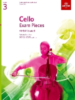 Book Cover for Cello Exam Pieces 2020-2023, ABRSM Grade 3, Score & Part by ABRSM
