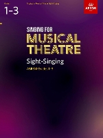 Book Cover for Singing for Musical Theatre Sight-Singing, ABRSM Grades 1-3, from 2019 by ABRSM