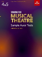 Book Cover for Singing for Musical Theatre Sample Aural Tests, ABRSM Grades 4 & 5, from 2020 by ABRSM