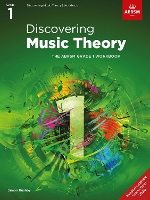 Book Cover for Discovering Music Theory, The ABRSM Grade 1 Workbook by ABRSM