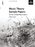 Book Cover for Music Theory Sample Papers, ABRSM Grade 1 by ABRSM