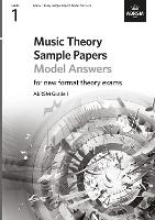 Book Cover for Music Theory Sample Papers Model Answers, ABRSM Grade 1 by ABRSM