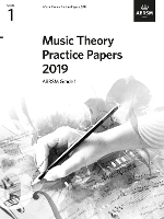 Book Cover for Music Theory Practice Papers 2019, ABRSM Grade 1 by ABRSM