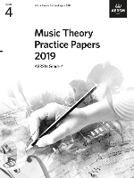 Book Cover for Music Theory Practice Papers 2019, ABRSM Grade 4 by ABRSM