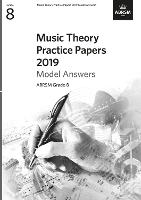 Book Cover for Music Theory Practice Papers 2019 Model Answers, ABRSM Grade 8 by ABRSM