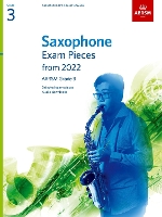 Book Cover for Saxophone Exam Pieces from 2022, ABRSM Grade 3 by ABRSM