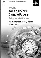 Book Cover for More Music Theory Sample Papers Model Answers, ABRSM Grade 1 by ABRSM