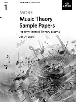 Book Cover for More Music Theory Sample Papers, ABRSM Grade 1 by ABRSM