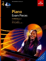 Book Cover for Piano Exam Pieces 2023 & 2024, ABRSM Grade 4, with audio by ABRSM