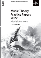 Book Cover for Music Theory Practice Papers Model Answers 2022, ABRSM Grade 8 by ABRSM