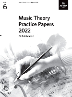 Book Cover for Music Theory Practice Papers 2022, ABRSM Grade 6 by ABRSM