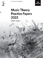 Book Cover for Music Theory Practice Papers 2022, ABRSM Grade 2 by ABRSM