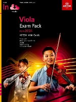 Book Cover for Viola Exam Pack from 2024, Initial Grade, Viola Part, Piano Accompaniment & Audio by ABRSM