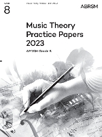 Book Cover for Music Theory Practice Papers 2023, ABRSM Grade 8 by ABRSM